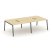 Рабочая станция 2-х сторонняя SN-4A.DRS-042 (2360х1432х750) (Тиквуд Светлый/Металл Антрацит)