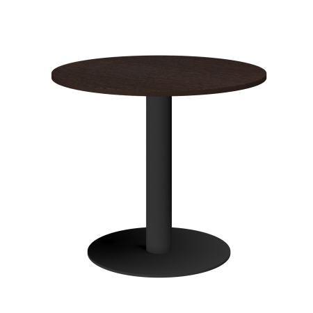 Стол круглый Арго-М АМ-Д90 900x900x760 (Дуб венге/Антрацит)