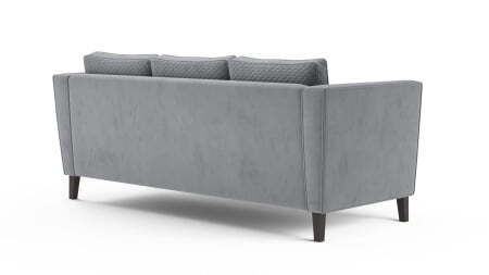 Диван 3-местный раскладной Neapole (2320x970x960) Серый (Серый)