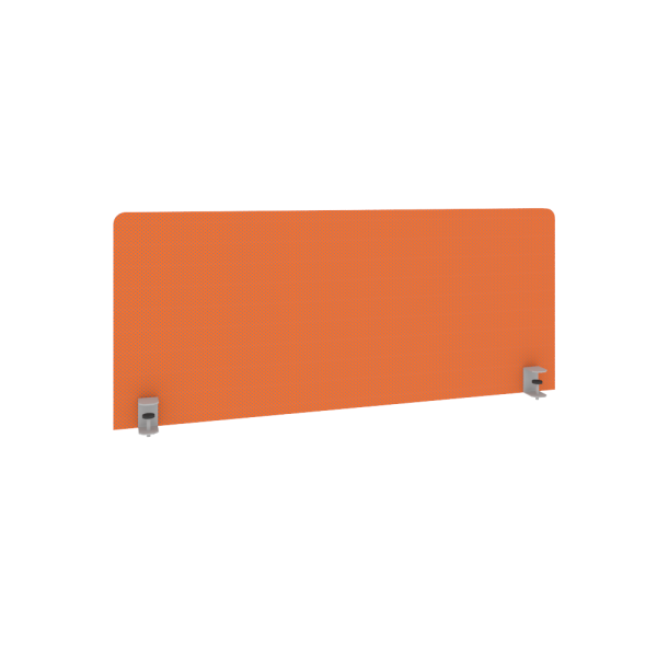 Экран тканевый для стола L1200мм Б.ТЭКР-2 1050x22x450 (Оранжевый)