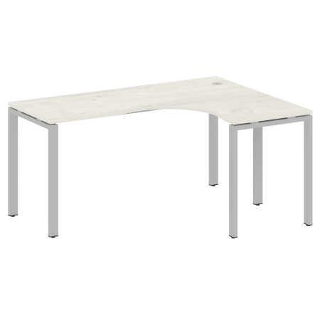 Стол криволинейный правый Metal System Style БП.СА-4 Пр 1600x1200x750 (Дуб Наварра/Серый металл)