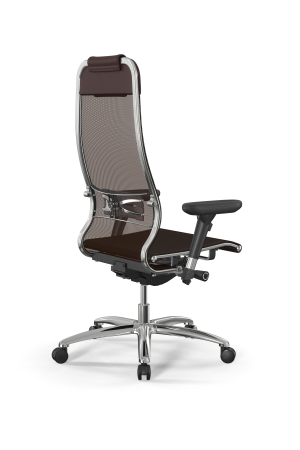Кресло для руководителя Метта Samurai L1-1D - TS /Uc00/Nc00/D13P(M26.B31.G20.W03) (Темно-коричневый)