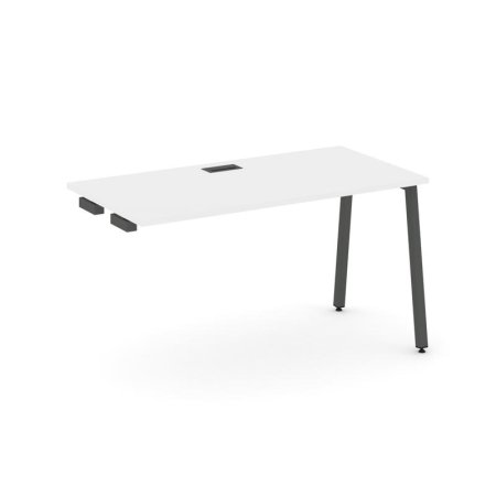 Стол-приставка к опорным элементам SN-4A.OPRS-004 (1580х600х750) (Белый/Металл Антрацит)