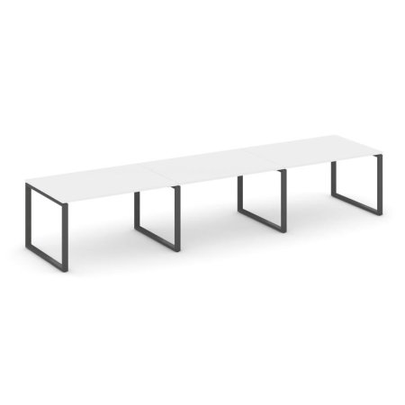 Стол переговорный SN-6O.SPRG-024.3 (4740х980х750) (Белый/Металл Антрацит)