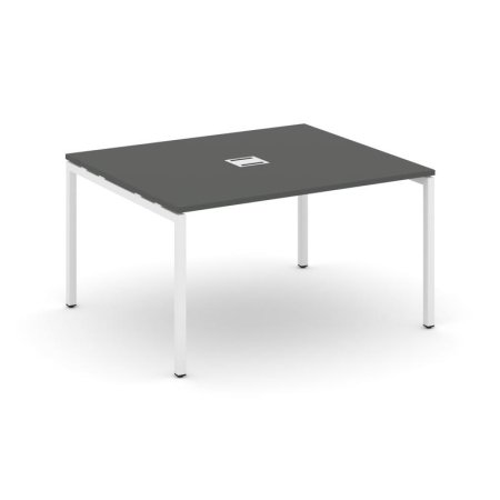 Стол переговорный SN-4P.SPRG-032 (1180х1180х750) (Антрацит/Металл Белый)