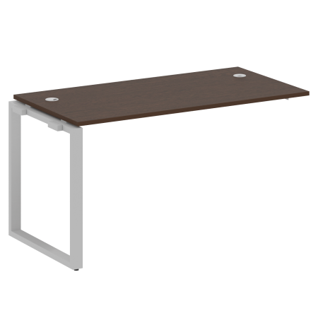 Проходной наборный элемент рабочей станции Metal System Style БО.ПРС-СП-1.3 1400x720x750 (Венге Цаво/Серый металл)