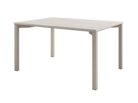 Стол для переговоров на металлокаркасе Solution D-101 1400x1000x750 (Акация Морава/КашемирБежевый)