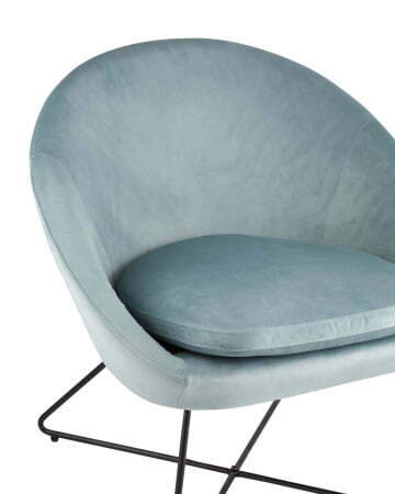 Кресло Колумбия пыльно-голубое (Стул-кресло Колумбия пыльно-голубой)