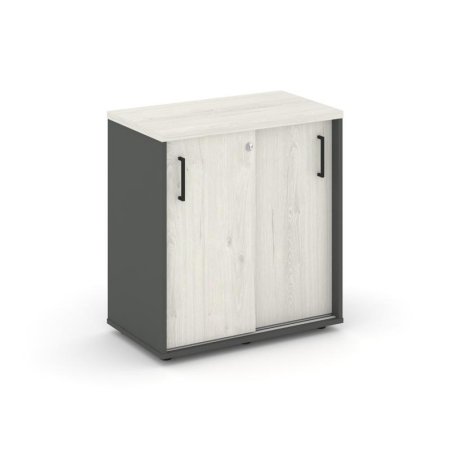 Тумба опорная/приставная SN.TOP-042 (700х400х750) (Антрацит/Дуб Наварра)