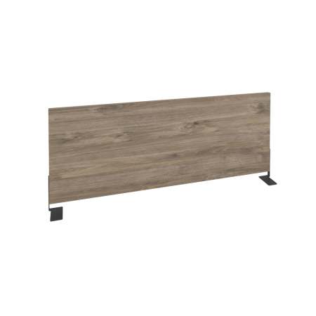 Экран боковой ЛДСП Onix O.EKR-98 980x370x18 (Тиквуд Темный/Черный)