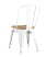 Стул TOLIX WOOD белый глянцевый (Стул Tolix белый глянцевый)