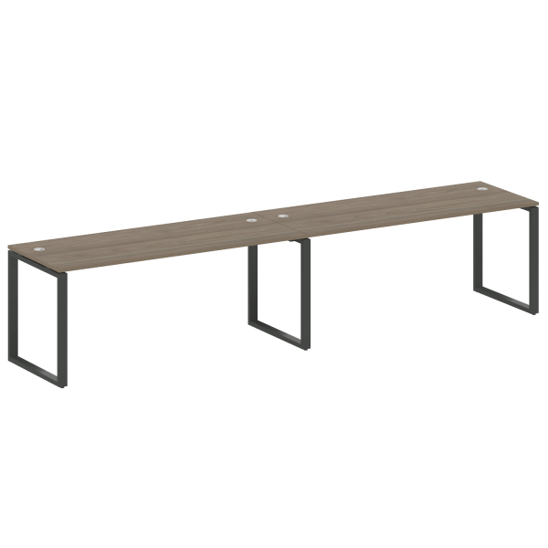 Рабочая станция Metal System Style БО.СМ-2.5 3600x720x750 (Вяз/Антрацит металл)