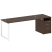 Рабочая станция Metal System Style БО.РС-СТП-1.5 2212x720x750 (Дуб Наварра/Серый металл)