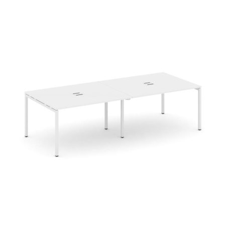 Стол переговорный SN-4P.SPRG-043 (2760х1180х750) (Белый/Металл Белый)