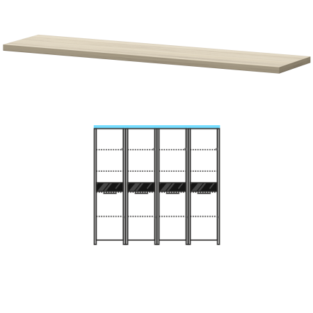 Топ Акцент КТ-72.38 1866x441x38 (Кронберг)