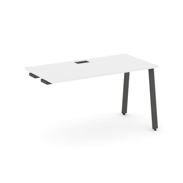 Стол-приставка к опорным элементам SN-6A.OPRS-024 (1580х800х750) (Белый/Металл Антрацит)