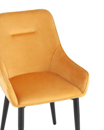 Стул Диана велюр оранжевый (Стул Диана оранжевый)