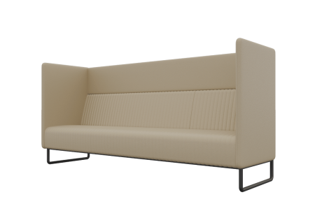 Диван трехместный BROS-3 (Dollaro 517/Металл Черный)