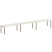 Рабочая станция на 3 раб. места Metal System Style БП.СМ-3.5 5400x720x750 (Дуб Наварра/Серый металл)
