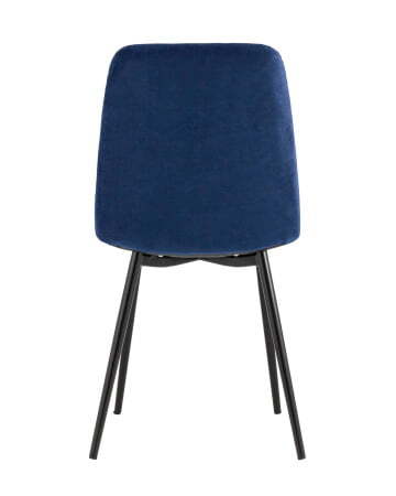 Стул Oliver велюр тёмно-синий (Стул Oliver темно-синий)