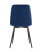 Стул Oliver велюр тёмно-синий (Стул Oliver темно-синий)