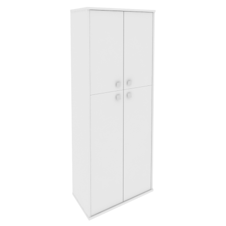 Шкаф высокий широкий Style Л.СТ-1.8 778x410x1980 (Белый)