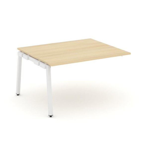 Проходной наборный элемент переговорного стола SN-5A.NSPRG-032.3 (1180х1180х750) (Акация Лорка/Металл Белый)