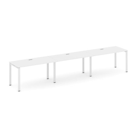 Рабочая станция 1 сторонняя SN-6P.ORS-041 (2940х700х750) (Белый/Металл Белый)