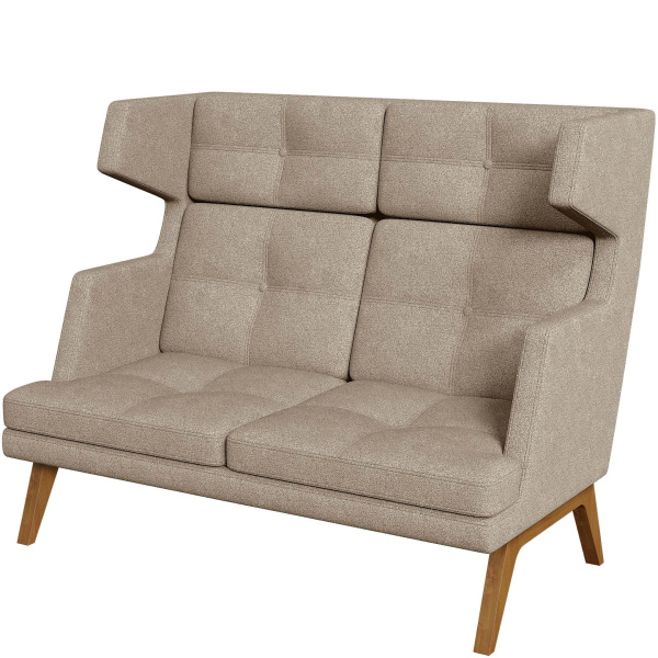 Диван офисный 2-х местный высокий Беверли (Диван 2-местный высокий dream_2)