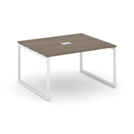 Стол переговорный SN-4O.SPRG-034 (1580х1180х750) (Вяз Благородный/Металл Белый)