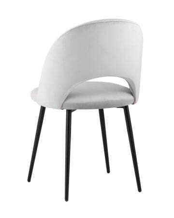 Стул Меган велюр светло-серый (Стул Меган светло-серый)