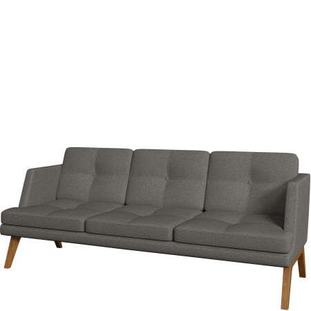 Диван офисный 3-х местный Беверли (Диван 3-местный bravo_v_grey)