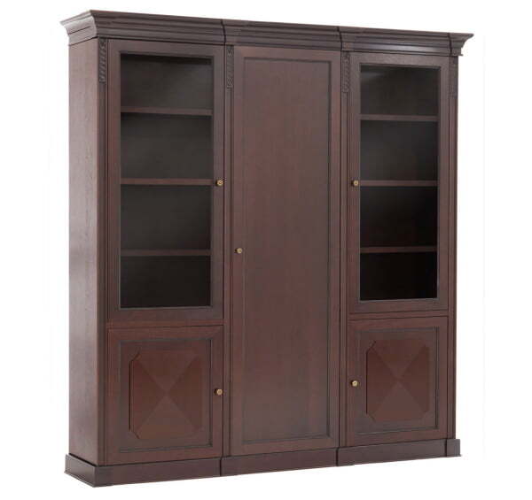 Шкаф комбинированный+гардероб L221 106 501.504.501/601.601.602 WAL 2210х500х2340 (Орех Танганьика)