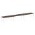 Рабочая станция на 3 рабочих места на А-образном м/к Metal System Style БА.СМ-3.4 4800x720x750 (Дуб наварра/Серый металл)