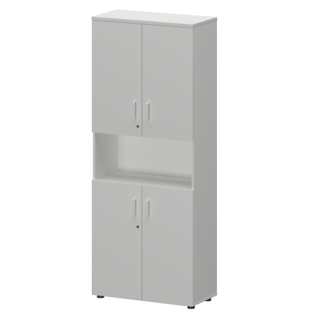 Шкаф Смарт СМШ-58Д4 792x380x1990 (Белый)