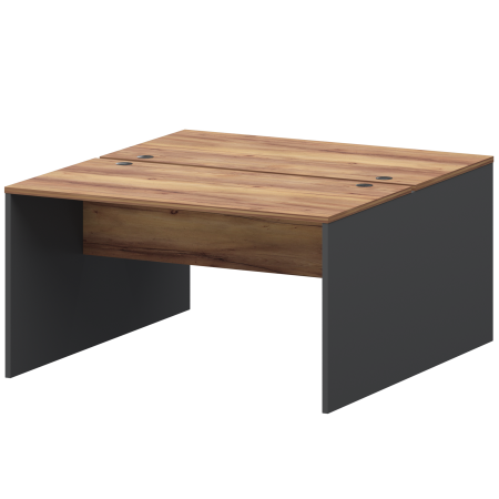 Бенч двойной Смарт СМСР25-2.14.73 1400x1496x750 (Графит/Таксония)