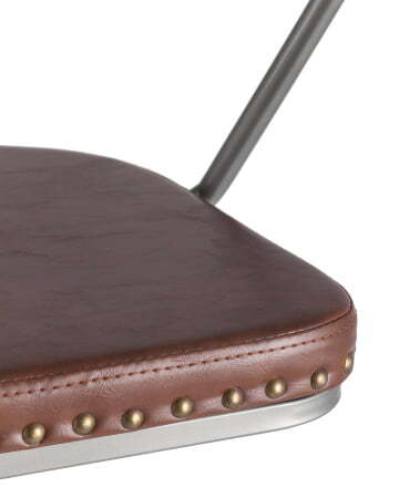 Стул барный TOLIX ARMS SOFT серебристый (Стул барный Tolix Arms Soft серебристый)