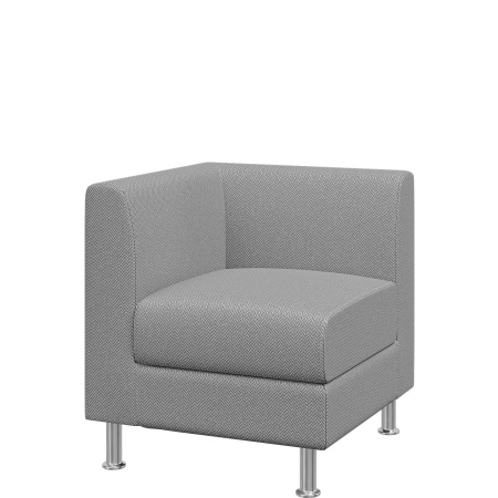 Диван Домино. Модуль угловой правый. (Модуль угловой правый sweet_light_grey)