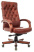 Кресло руководителя T-9928WALNUT светло-коричневый Leather EiCHel кожа крестов. металл/дерево (Светло-коричневый)