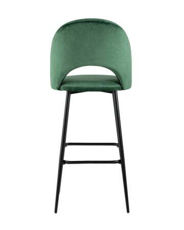 Стул барный Меган велюр зеленый (Стул барный Меган зеленый)