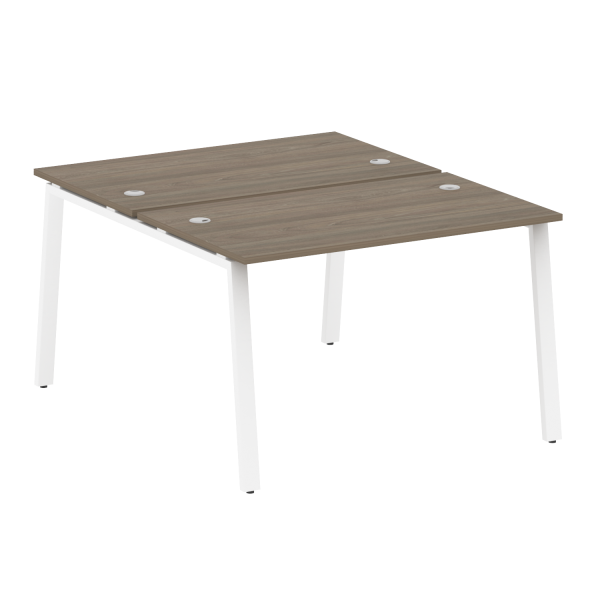 Рабочая станция Metal System Style БА.РАС-СП-2.2 1200x1475x750 (Вяз/Белый металл)