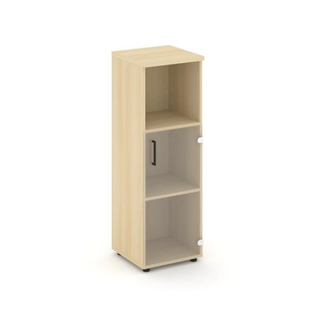 Шкаф средний узкий SN.STU-202(R) (400х400х1203) (Акация Лорка/Прозрачный)