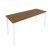 Стол письменный на металлокаркасе Slim С.СП-6.1 1580x600x750 (Серый/Антрацит металл)
