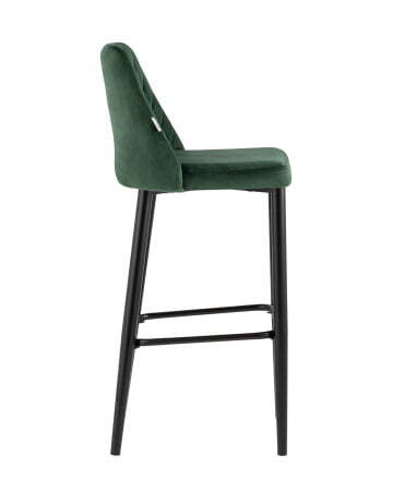 Стул барный Диего велюр зелёный (Стул барный Диего зеленый)