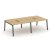 Рабочая станция 2-х сторонняя SN-5A.DRS-042 (2360х1432х750) (Тиквуд Светлый/Металл Антрацит)