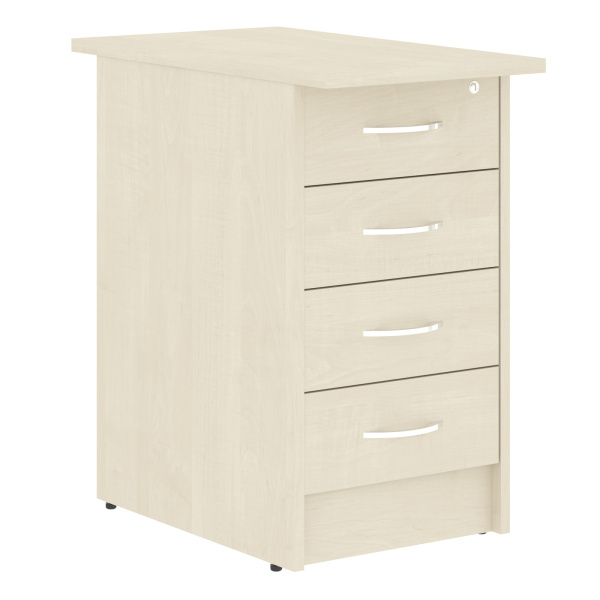 Тумба приставная Имаго ТП-4.2 412x720x755 (Клен-металлик)