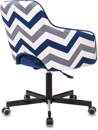 Кресло CH-380M сапфировый Italia 17 зигзаг крестов. металл (Синий)