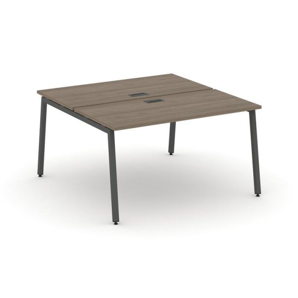 Рабочая станция 2-х сторонняя SN-4A.DRS-021 (980х1632х750) (Вяз Благородный/Металл Антрацит)