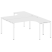 Рабочая станция криволинейная Metal System Style БП.РАС-СА-2.4 1600x2435x750 (Дуб Наварра/Серый металл)