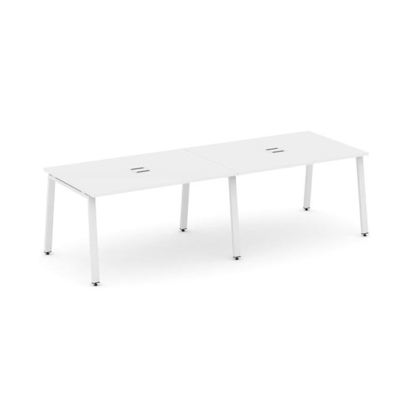 Стол переговорный SN-6A.SPRG-014 (3160х980х750) (Белый/Металл Белый)